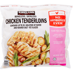 Kirkland Signature Chicken Tenderloins, Boneless Skinless, 6 lbs