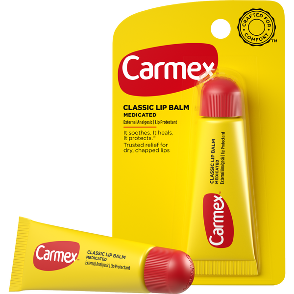 Carmex Classic Lip Balm, 0.35 oz, 12 ct