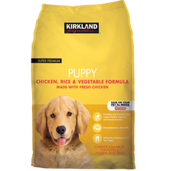 Kirkland Signature Puppy Formula Chicken, Rice and Vegetable Dog Food, 20 lbs