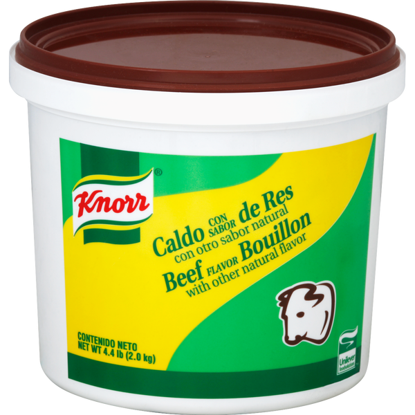 Knorr Beef Flavor Bouillon, Caldo con Sabor de Res, 4.4 lbs