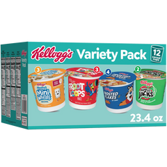 Kellogg's Cereal Cups, Family Variety Pack, 12 ct