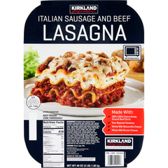 Kirkland Signature Italian Sausage and Beef Lasagna, 3 lbs, 2 ct