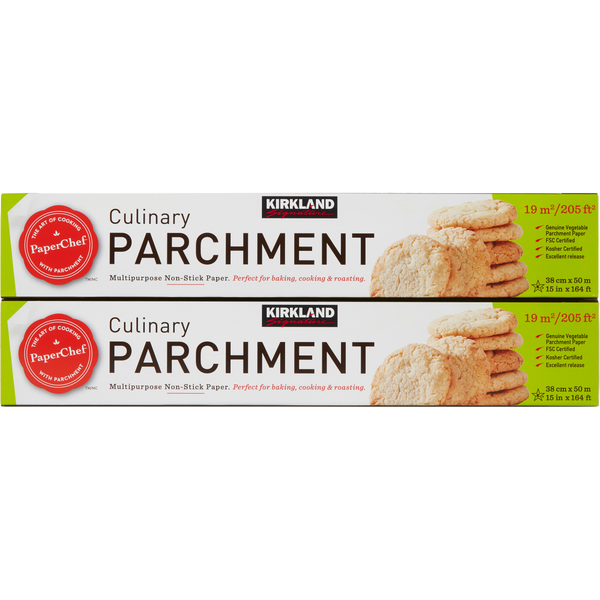 Kirkland Signature Culinary Parchment Paper, 15" x 164', 2 ct