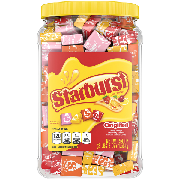 Starburst Chewy Candy, Original, 54 oz