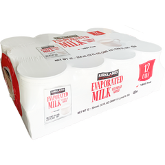 Kirkland Signature Evaporated Milk, 12 fl oz, 12 ct