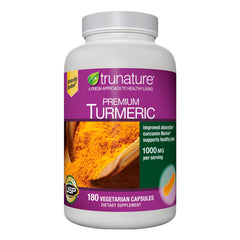 trunature Premium Turmeric 1,000 mg., 180  Vegetarian Capsules