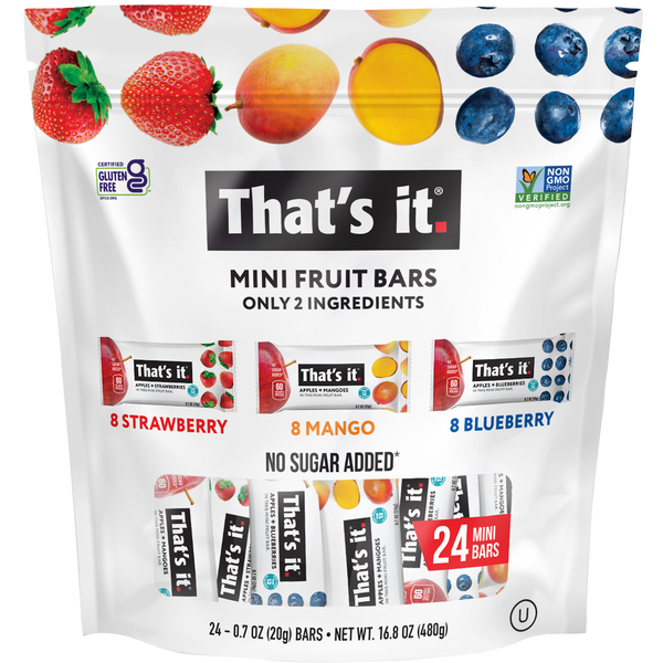 That’s it Mini Fruit Bars, Variety Pack, 0.7 oz, 24 ct