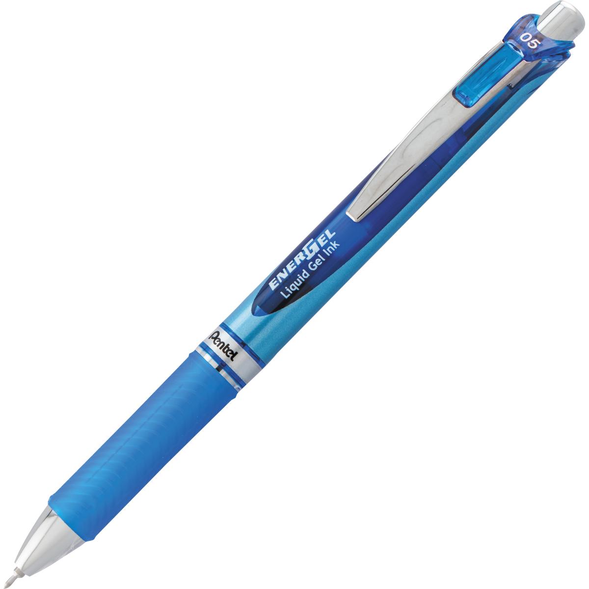 Pentel EnerGel Deluxe RTX Retractable Gel Pen, Fine Point 0.5mm, Blue Ink