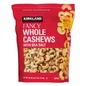 Kirkland Signature Fancy Whole Cashews with Sea Salt, 2.5 lbs