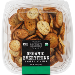 Schwartz Brothers Bakery Organic Everything Bagel Chips, 15 oz