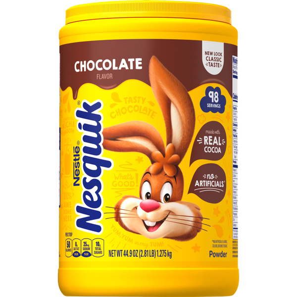 Nesquik Drink Mix, Chocolate, 44.9 oz