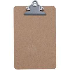 Universal Memo Clipboard, 3/4" Capacity, Holds 5" x 8", Brown