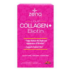 Zena Liquid Collagen + Biotin, 30 Fluid Ounces