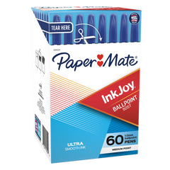 Paper Mate InkJoy 50ST Ballpoint Pen, Medium Point 1.0mm, Blue, 60 ct