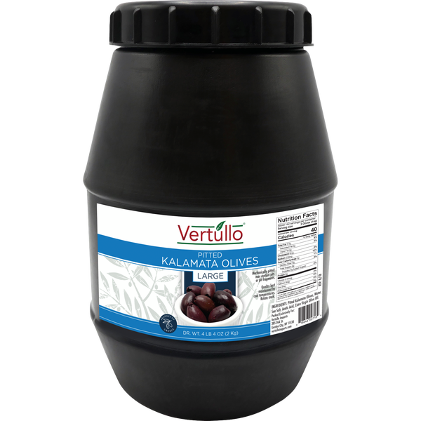 Vertullo Pitted Kalamata Olives, Large, 68 oz