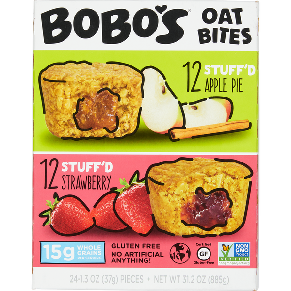 Bobo's Oat Bites, Variety Pack, 1.3 oz, 24 ct