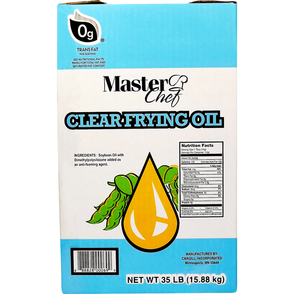 Master Chef Clear Frying Oil, 35 lbs