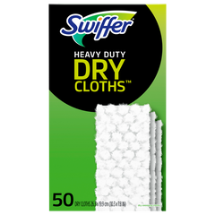 Swiffer Heavy Duty Dry Cloth Refills, 50 ct