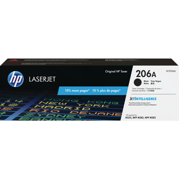 HP 206A Toner Cartridge, Black