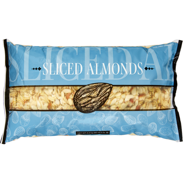 Sliced Raw Almonds, Baking Nuts, 5 lbs