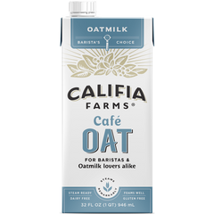 Califia Farms Cafe Oatmilk, Dairy Free, 32 fl oz, 6 ct