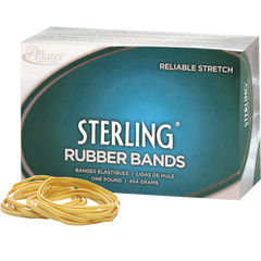 Alliance Sterling Rubber Bands, Size 117, 250 Bands, 3 ct