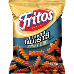 Fritos Flavor Twists, Honey BBQ, 2 oz, 64 ct