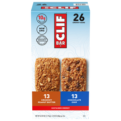 CLIF BAR Energy Bar, Variety Pack, 2.4 oz, 26 ct