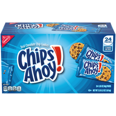 CHIPS AHOY! Chocolate Chip Cookies, Original, 1.55 oz, 24 ct