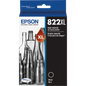 Epson 822XL Ink Cartridge, High Yield, Black