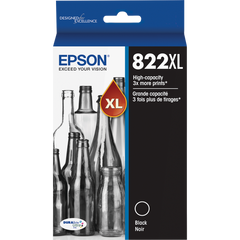 Epson 822XL Ink Cartridge, High Yield, Black