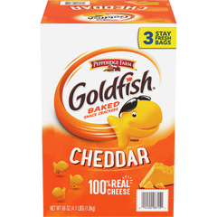 Goldfish Baked Snack Crackers, Cheddar, 66 oz