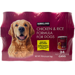 Kirkland Signature Dog Food, Chicken & Rice Formula, 13.2 oz, 24 ct