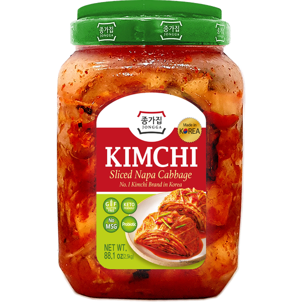 Jongga Kimchi, Sliced Napa Cabbage, 88.1 oz