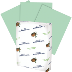 Hammermill Colored Paper, Green Copy Paper, 20 lb, 8-1/2" x 11", 1 Ream, 500 Sheets