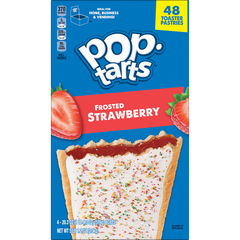 Pop-Tarts, Frosted Strawberry, 48 ct