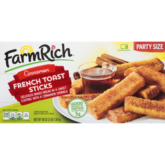 Farm Rich French Toast Sticks, Cinnamon, 48 oz