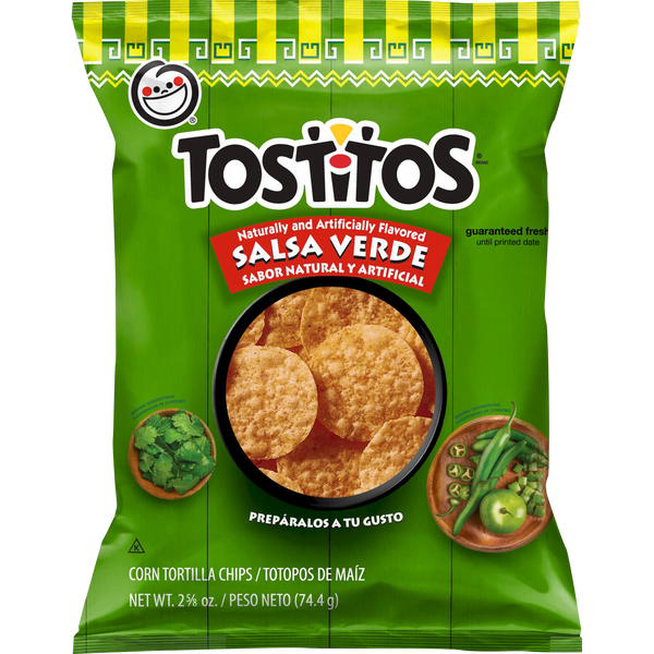 Tostitos, Salsa Verde, 2.625 oz, 28 ct