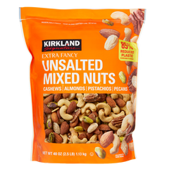 Kirkland Signature Extra Fancy Mixed Nuts, Unsalted, 40 oz