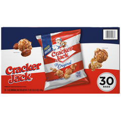 Cracker Jack, Original Caramel Coated Popcorn and Peanuts, 1.25 oz, 30 ct