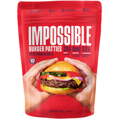 Impossible Burger Patties Made From Plants, 4 oz, 10 ct