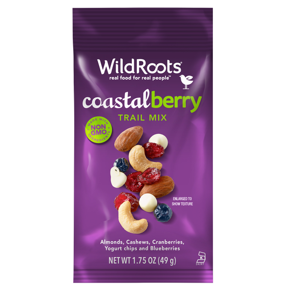 WildRoots Trail Mix, Coastal Berry Blend, 1.75 oz, 12 ct