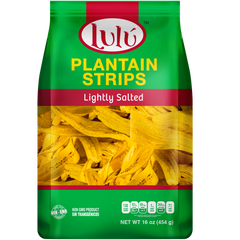 Lulu Plantain Strips, Lightly Salted, 16 oz