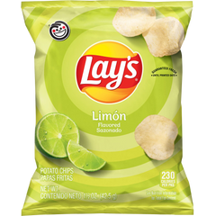 Lay's Potato Chips, Limón, 1.5 oz, 64 ct