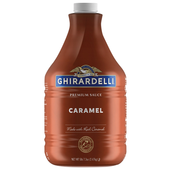 Ghirardelli Premium Sauce, Caramel, 87.3 oz