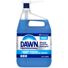 Dawn Professional Manual Pot and Pan Dish Detergent, Liquid Concentrate, 1 Gallon