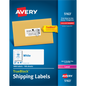 Avery TrueBlock Shipping Labels with Sure Feed, Laser, White, 2" x 4", 1000 Labels