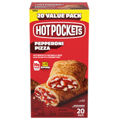 Hot Pockets Premium Pepperoni Pizza, 4.5 oz, 20 ct