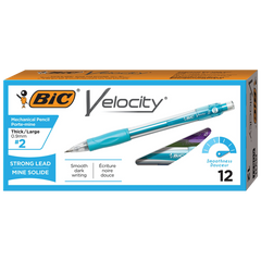 BIC Velocity Mechanical Pencil, 0.9mm, 12 ct