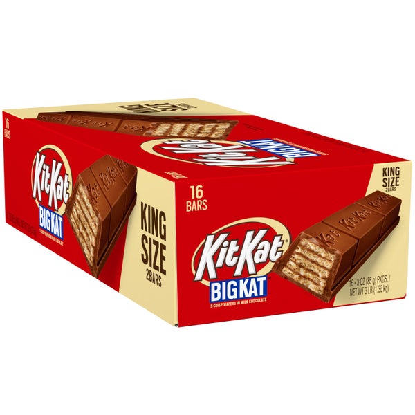 Kit Kat Big Kat, King Size, 3.0 oz, 16 ct